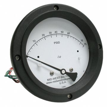 K4585 Differential Pressure Gauge and Switch