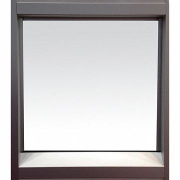 Cleanroom Window 36 inx43 1/2 in Silver