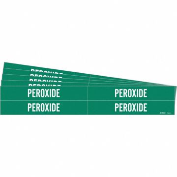 Pipe Marker Adhesive White Peroxide PK5