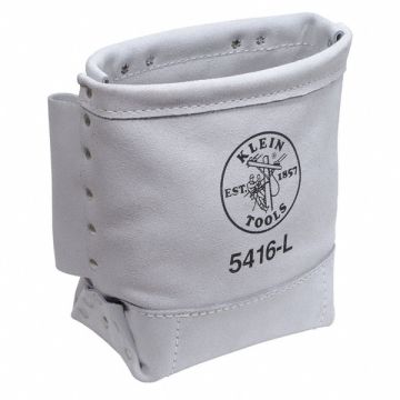 White Tool Pouch Leather