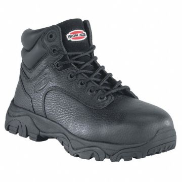 H9504 6 Work Boot 8-1/2 W Black Composite PR