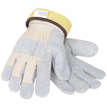 D6162 Leather Gloves Gray XL PR