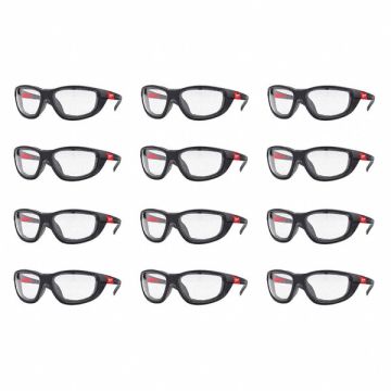 Safety Glasses 12 pk Clear Lens