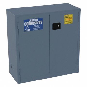 Corrosive Safety Cabinet 30 gal Blue