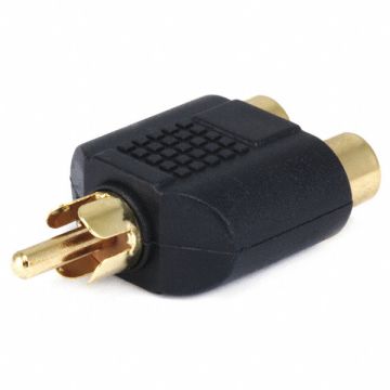 RCA Plug to RCA Jack x2 Splitter Adapter