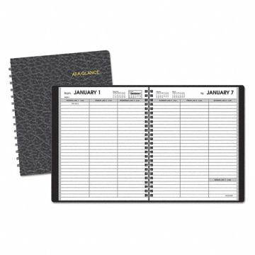 Planner 6-3/4 x 8-3/4 Simulated Leather
