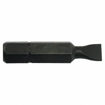 Impact Screwdriver Bit Slotted 1/4 Dr.