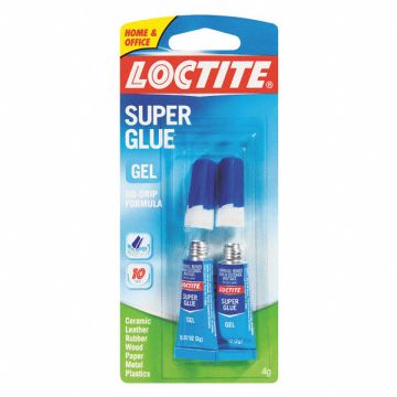 Super Glue Gel Tube 0.07 oz PK2