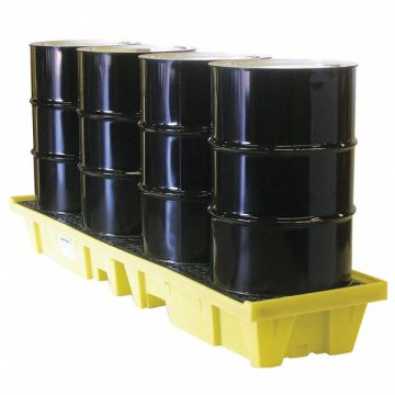 Drum Spill Containment Pallet 66gal Yllw