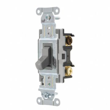 Wall Switch Gray 3-Way Type 1 to 2 HP