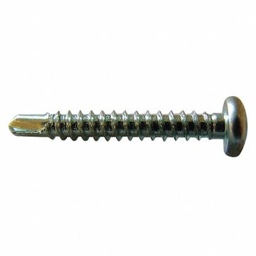 Drill Screw Pan #10 Zinc 5/8 L PK4200