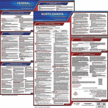 Labor Law Poster Fed/STA ND SP 20inH 5yr