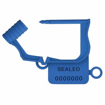 Padlock Seals Blue Plastic PK50