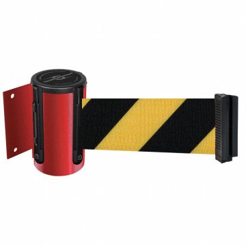 D0087 Belt Barrier Red Belt Yellow/Black