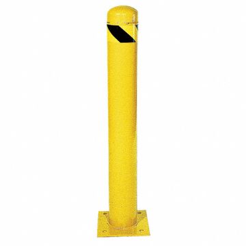 Safety Bollard Length 24 In Yellow