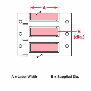 Wire Marking Sleeves 2 in W 0.182 in L
