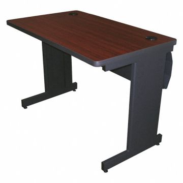 Tabletop 42in.Wx24in.Dx29in.H Mahogany