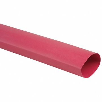 H4870 Shrink Tubing 4 ft Red 2 in ID PK25