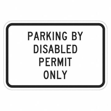 ADA Handicapped Parking Sign 12 x 18