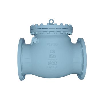 Valve, Check, Pressure Seal Cover Swing, 4", 1500#,  FLANGED RF , RP, WCB/13% CR/Stellited,