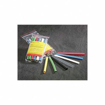 Shrink Tubing 4 ft Yelw 0.375in ID PK125