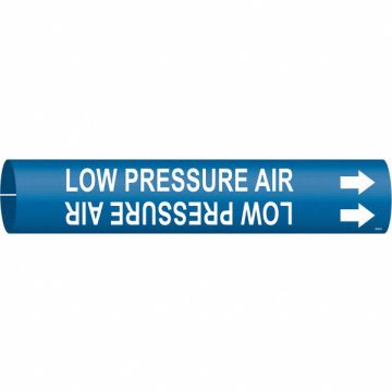 Pipe Marker Low Pressure Air 13/16in H