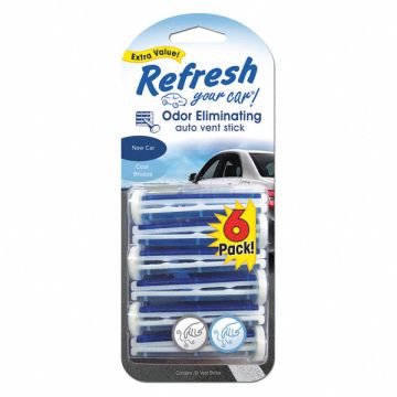 Air Freshener Stick Blue/White PK6