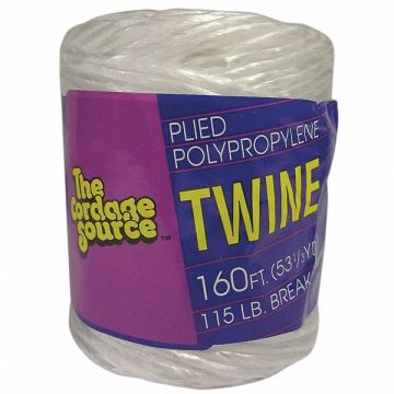 Twine 1/16 in Dia x 160 ft L 25 lb