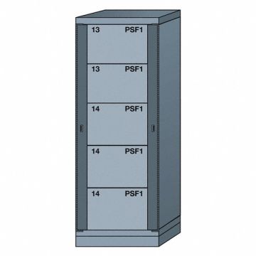 Gear Locker 59-1/4 Overall Height Gray