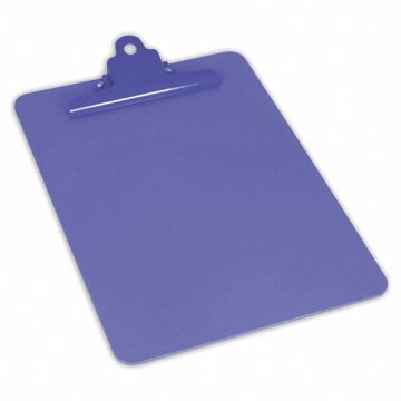 Clipboard Letter Size Plastic Blue
