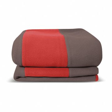 TWINXL 2 Fleece Blanket 66x90 RED PK5