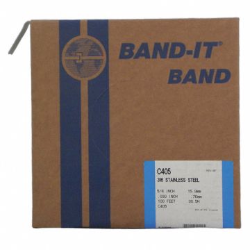 Band 316Ss 5/8 X 0.030 X 100 RL/100Ft