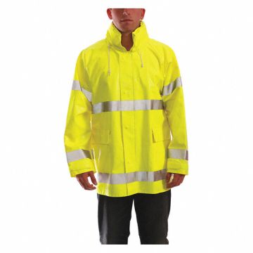 Flame Resist Rain Jacket Yellow/Green M