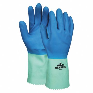Chemical Resistant Gloves Blue 12 L PR