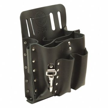 Black Tool Pouch Leather