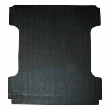 Utility Mat Black Unfinished Rubber