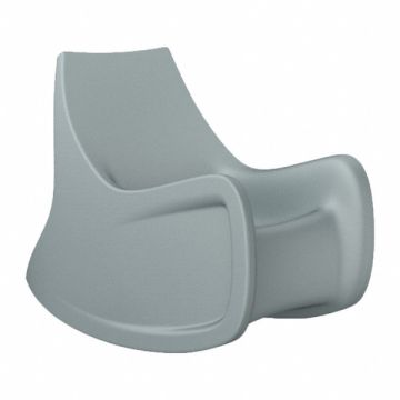 Radial Rocker Arm Chair Gray