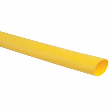 H4869 Shrink Tubing 4 ft Yellow 1.5 in ID PK25