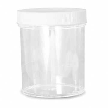 Jar 120mL Plastic Wide PK36
