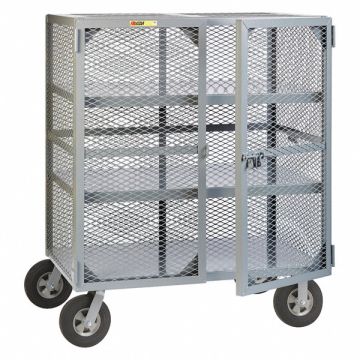 Security Cart 27 Wx48 Dx60 H Gray