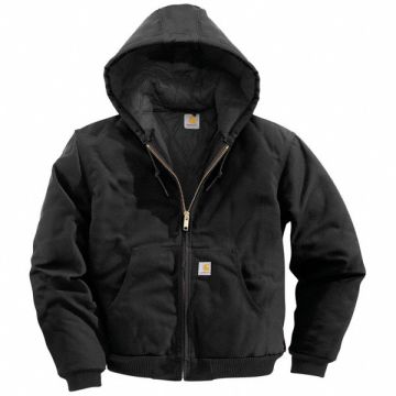 F2635 Hooded Jacket Insulated Black S