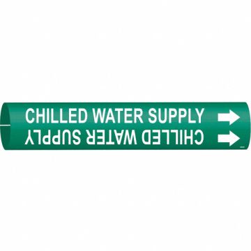 Pipe Marker Chilled Water Supply