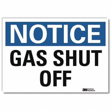 Notice Sign 10x14in Reflective Sheeting