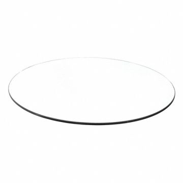 Chair Mat Round 48 Clear 1/4 Thick