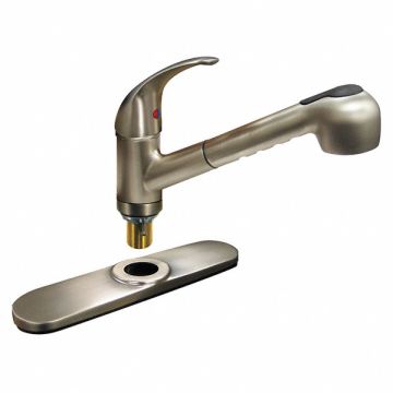 Low Arc Pull Out Brushed Nickel 1.8gpm