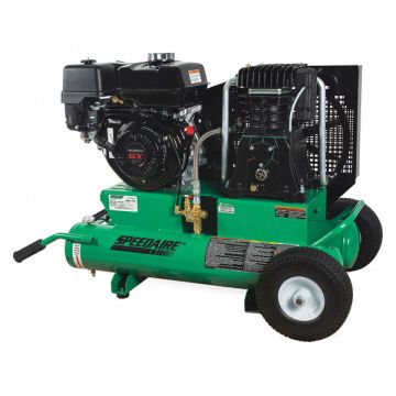 Portable Gas Air Compressor 2 Stage 9 hp