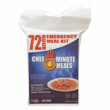 Food Ration Packet 77 oz 3 Courses