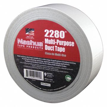 Duct Tape White 1 7/8 in x 60 yd 9 mil