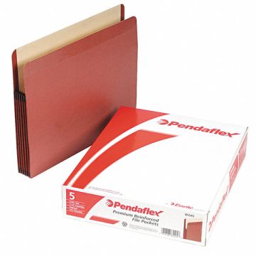 Expand File Folder Red Fiber/Manila PK5