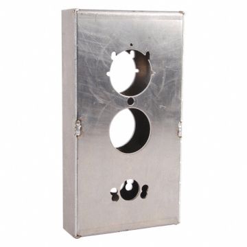 Gate Box Silver Aluminum 5-1/2 W